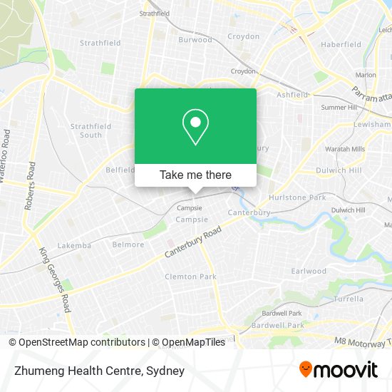 Zhumeng Health Centre map