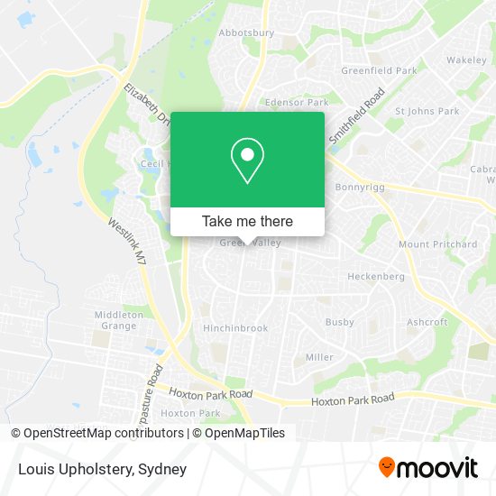 Louis Upholstery map