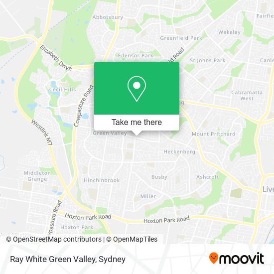 Ray White Green Valley map