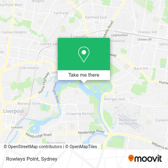 Rowleys Point map