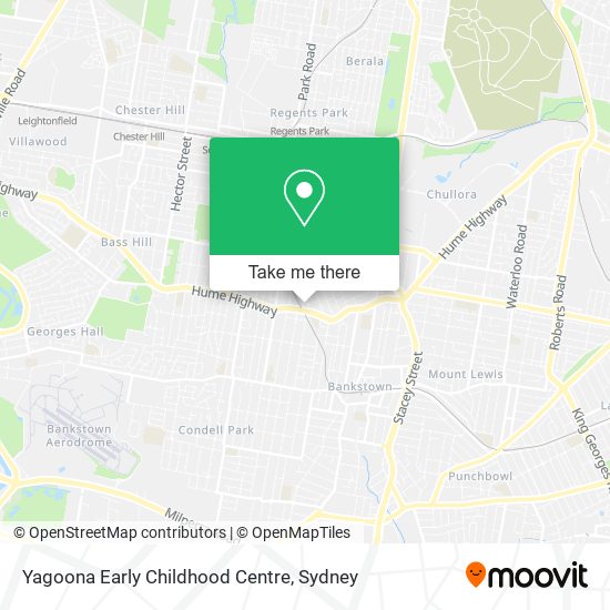 Yagoona Early Childhood Centre map