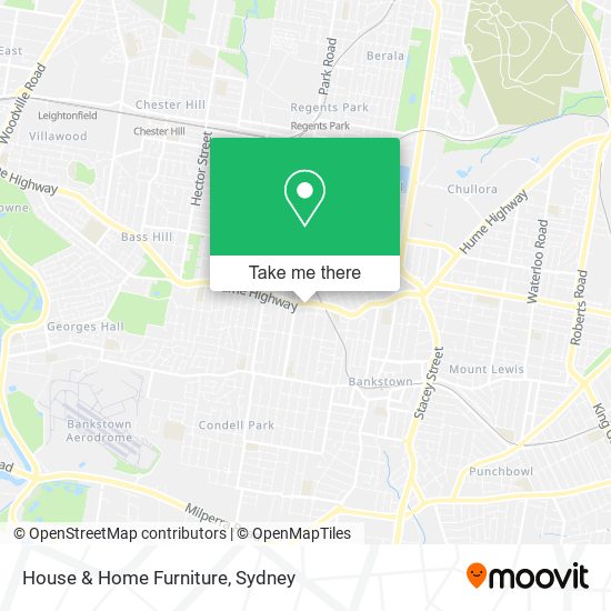 House & Home Furniture map