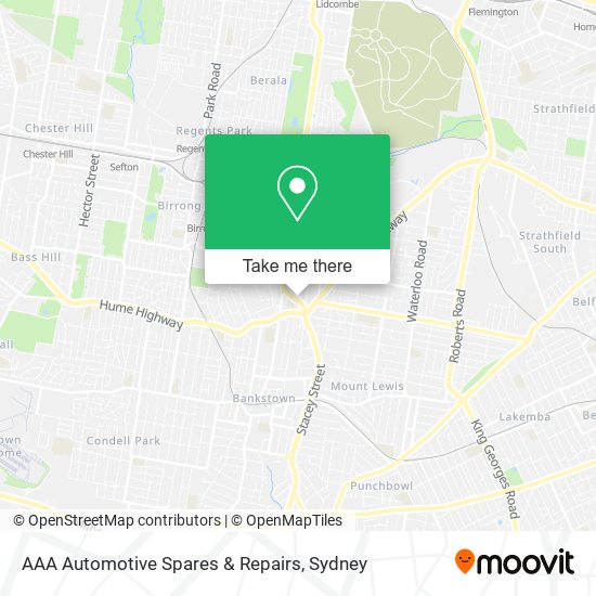 AAA Automotive Spares & Repairs map