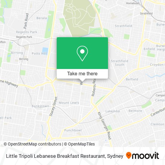 Little Tripoli Lebanese Breakfast Restaurant map