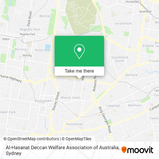 Al-Hasanat Deccan Welfare Association of Australia map