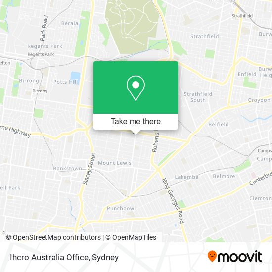 Ihcro Australia Office map
