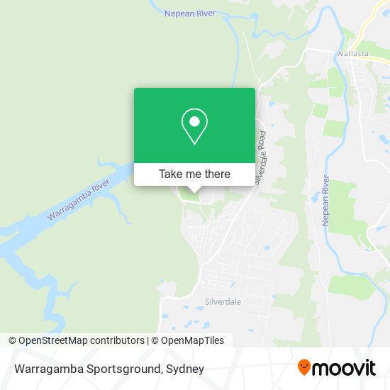 Warragamba Sportsground map