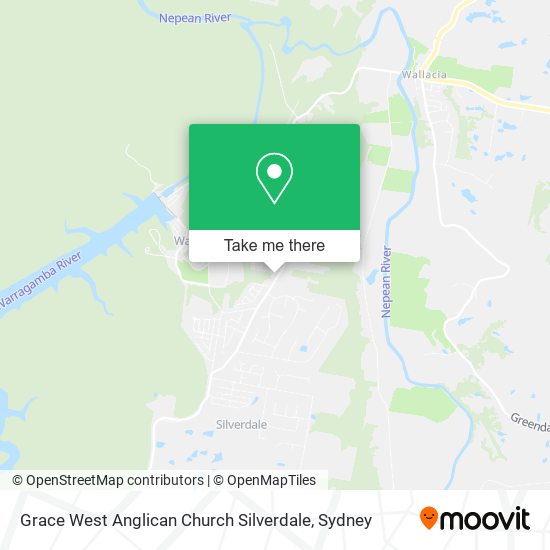 Grace West Anglican Church Silverdale map