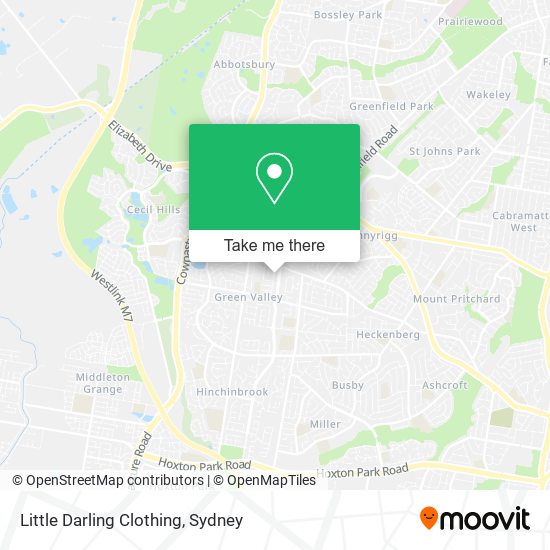 Little Darling Clothing map