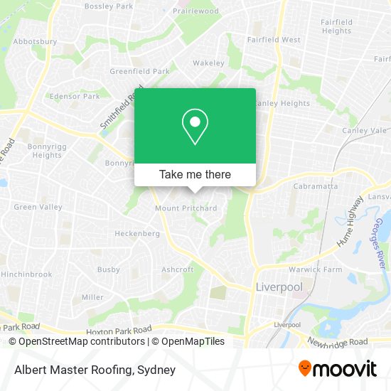 Albert Master Roofing map