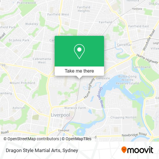 Dragon Style Martial Arts map