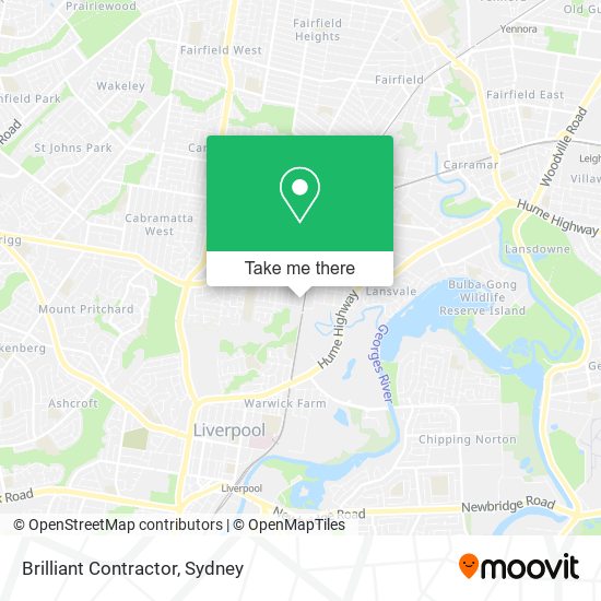 Brilliant Contractor map