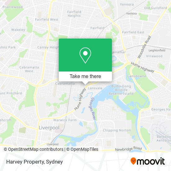 Harvey Property map