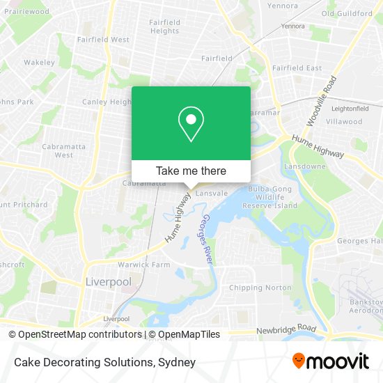 Cake Decorating Solutions map