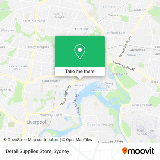 Detail Supplies Store map