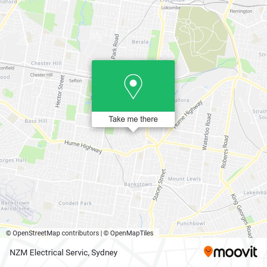 NZM Electrical Servic map
