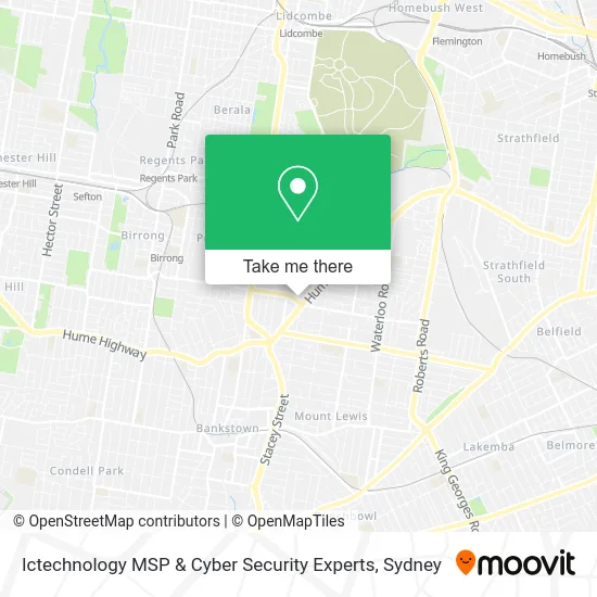 Ictechnology MSP & Cyber Security Experts map