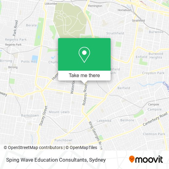 Sping Wave Education Consultants map