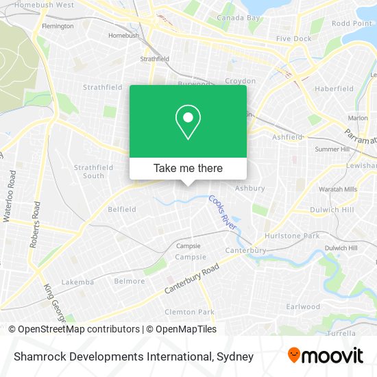 Shamrock Developments International map