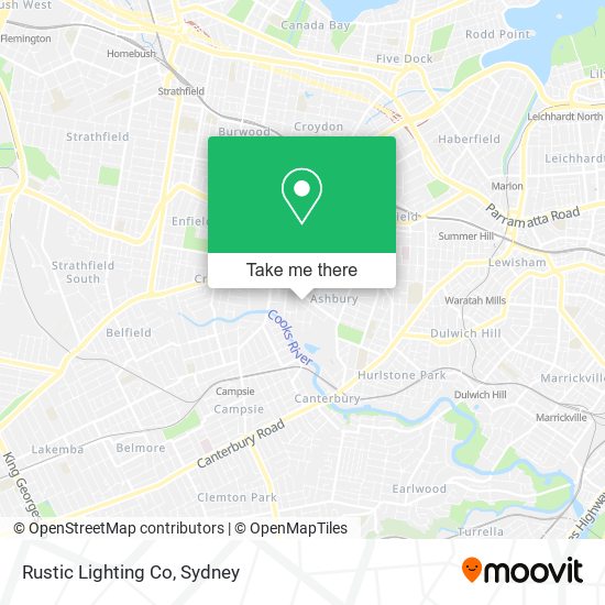 Rustic Lighting Co map
