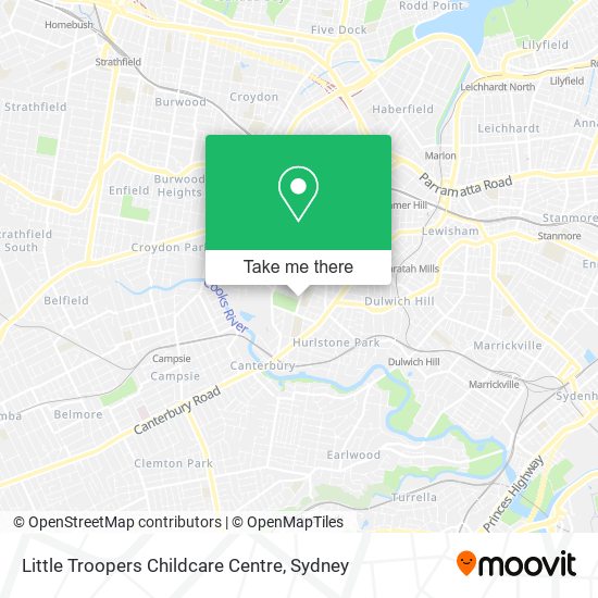 Mapa Little Troopers Childcare Centre