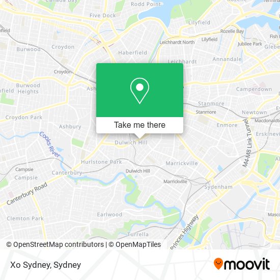 Xo Sydney map