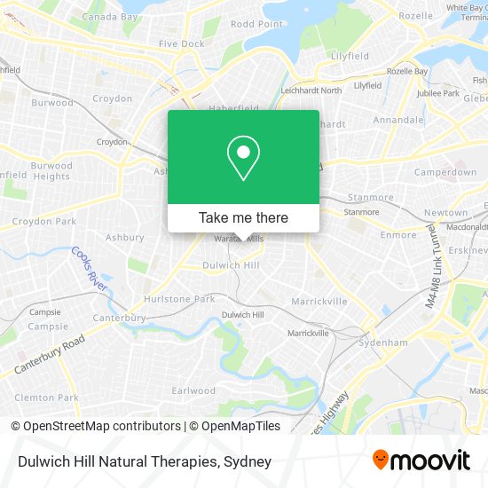 Dulwich Hill Natural Therapies map
