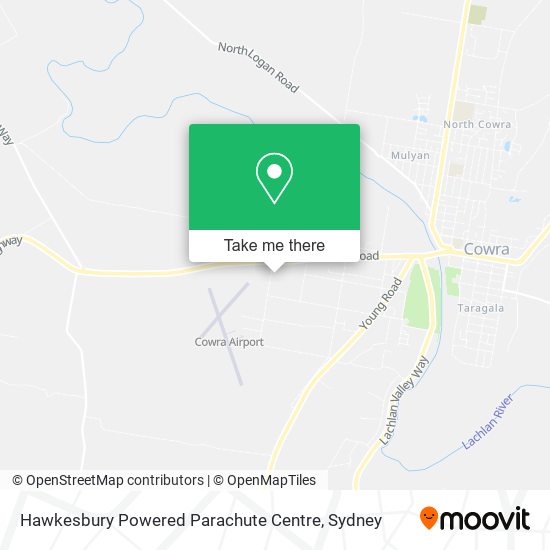 Hawkesbury Powered Parachute Centre map