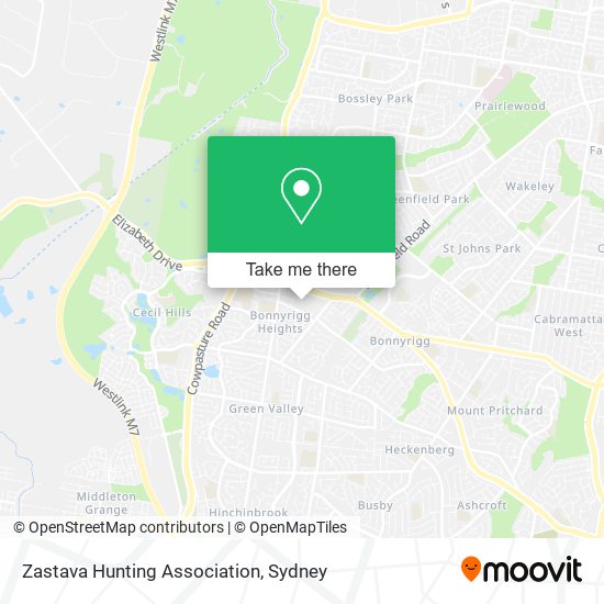 Zastava Hunting Association map