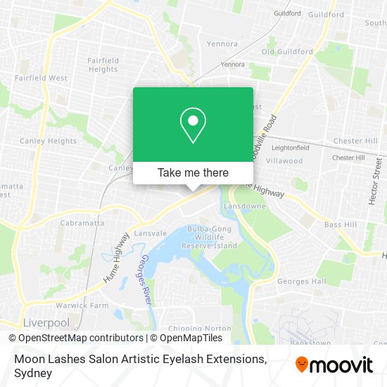 Moon Lashes Salon Artistic Eyelash Extensions map