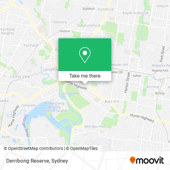 Derribong Reserve map