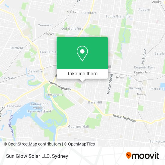 Sun Glow Solar LLC map