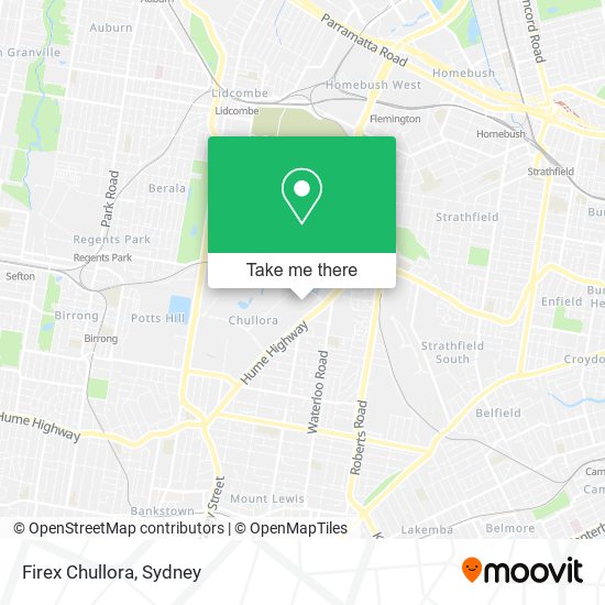 Firex Chullora map