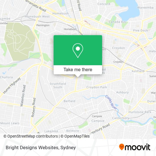 Bright Designs Websites map