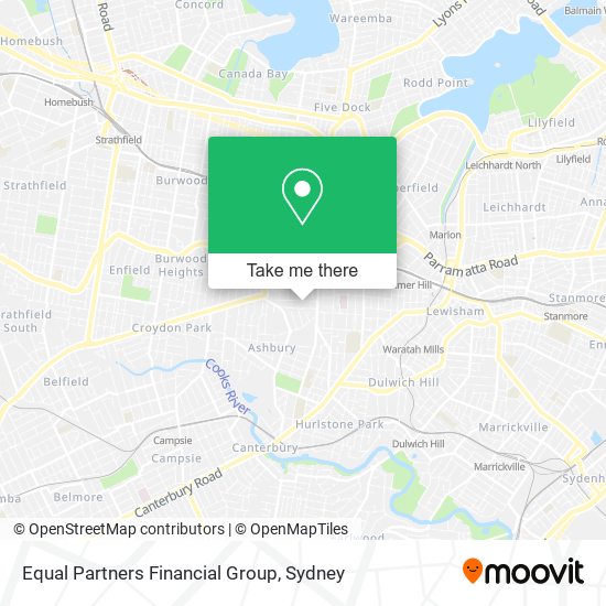 Mapa Equal Partners Financial Group