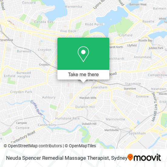 Neuda Spencer Remedial Massage Therapist map