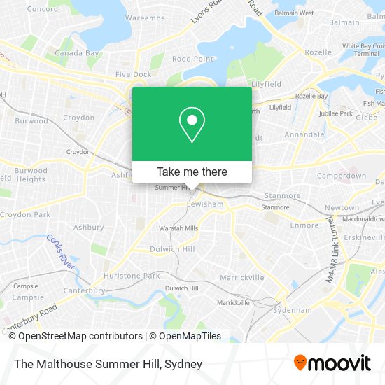 The Malthouse Summer Hill map