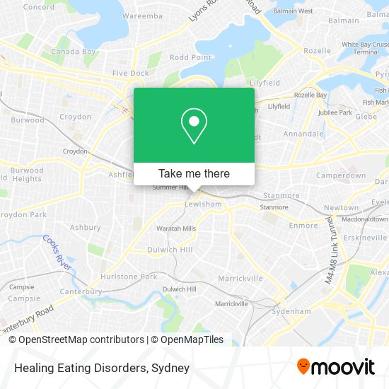 Healing Eating Disorders map