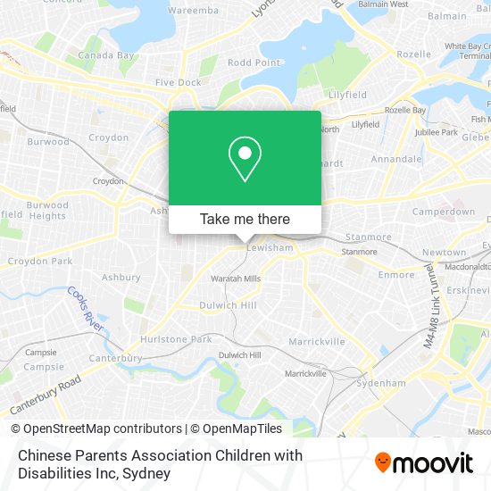 Chinese Parents Association Children with Disabilities Inc map