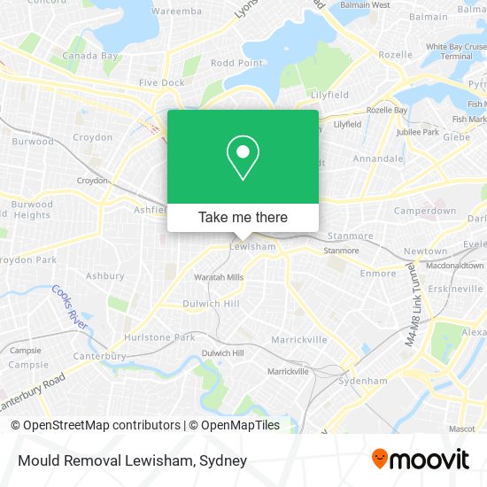 Mould Removal Lewisham map