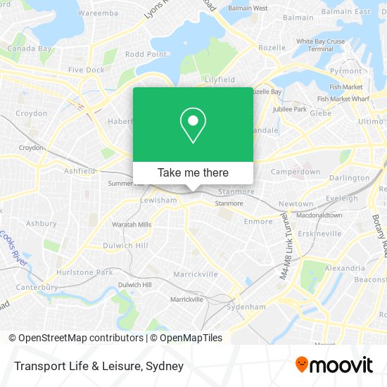 Mapa Transport Life & Leisure