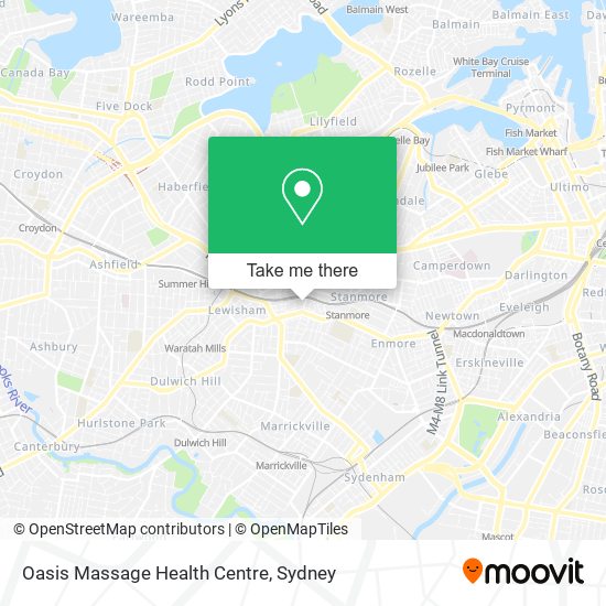 Oasis Massage Health Centre map