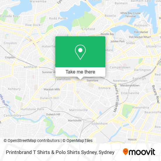 Printnbrand T Shirts & Polo Shirts Sydney map