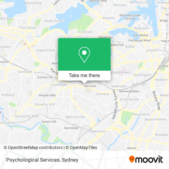 Psychological Services map