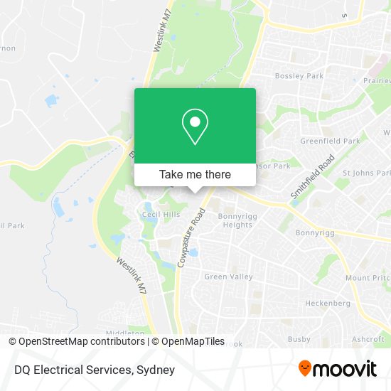 DQ Electrical Services map