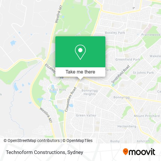 Technoform Constructions map