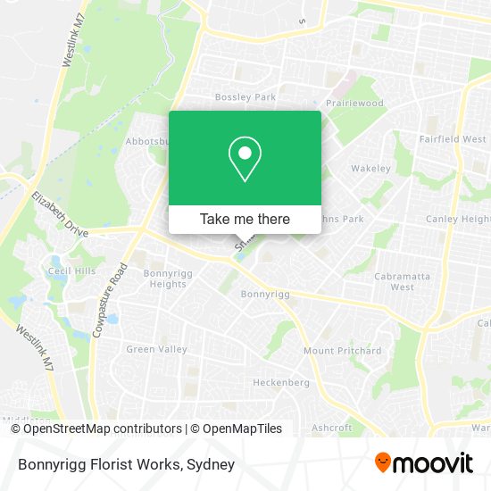 Bonnyrigg Florist Works map