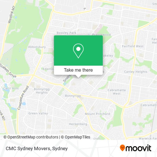 CMC Sydney Movers map