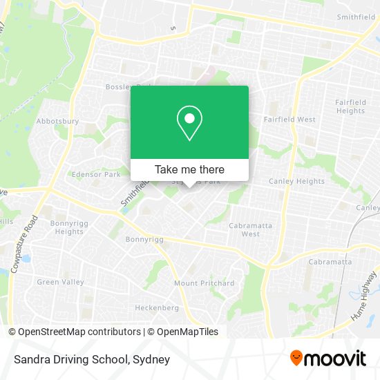 Sandra Driving School map