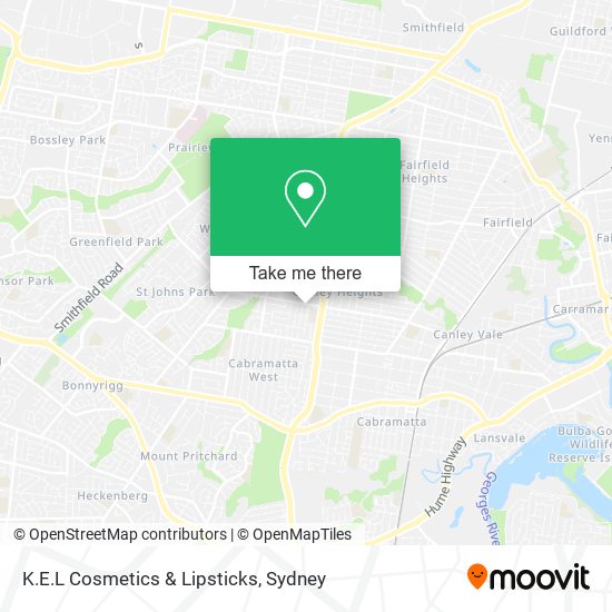 K.E.L Cosmetics & Lipsticks map